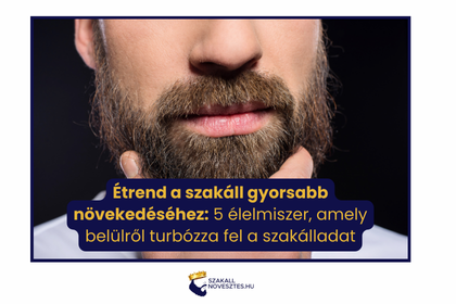 Étrend a szakáll gyorsabb növekedéséhez: 5 élelmiszer, amely belülről turbózza fel a szakálladat