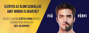 Szerezz egy 50%-os kupont ingyen!