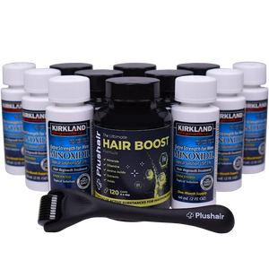 Szett Minoxidil + vitaminok + dermaroller - 6 hónapra
