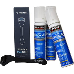 Szett Minoxidil hab + dermaroller - 3 hónapra