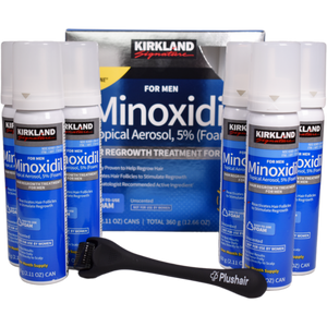 Szett Minoxidil hab + dermaroller - 6 hónapra