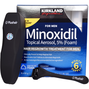 Szett Minoxidil hab + dermaroller - 6 hónapra