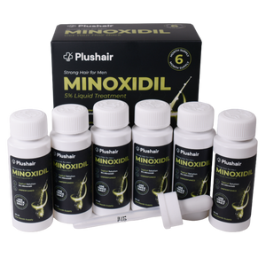 Szett Plushair 5%-os Minoxidil - 6 hónapra + Dermaroller