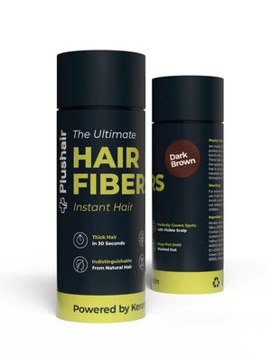 Plushair HAIR FIBERS - hajszálak - Sötétbarna