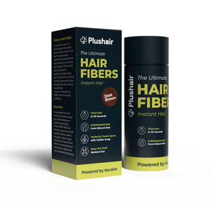 Plushair HAIR FIBERS - hajszálak - Sötétbarna