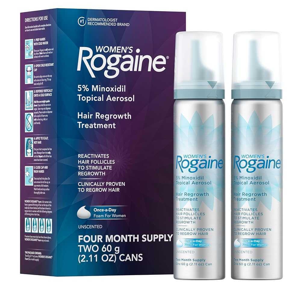 Rogaine Minoxidil hab nőknek - 2 hónapra elegendő