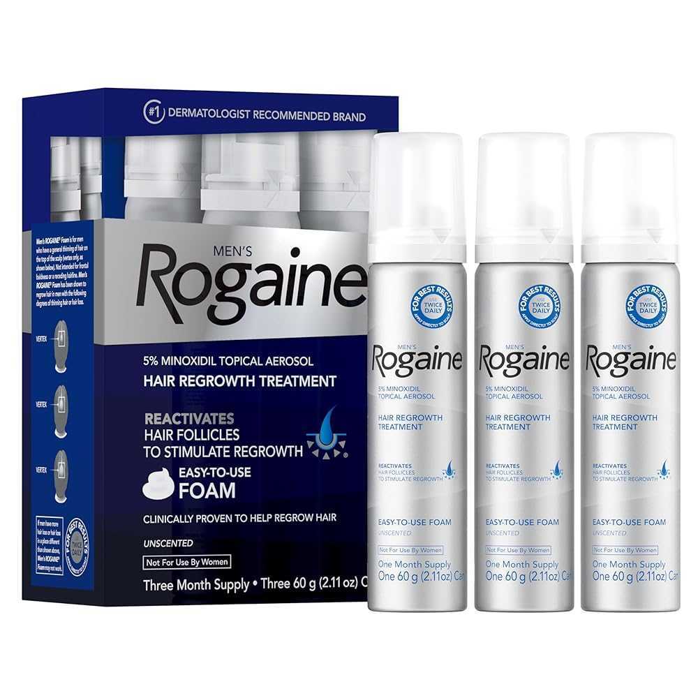 Rogaine Minoxidil hab férfiaknak - 3 hónapos ellátás