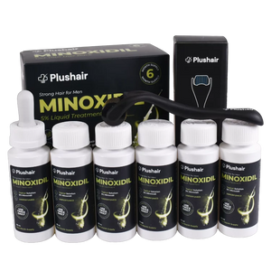 Szett Plushair 5%-os Minoxidil - 6 hónapra + Dermaroller