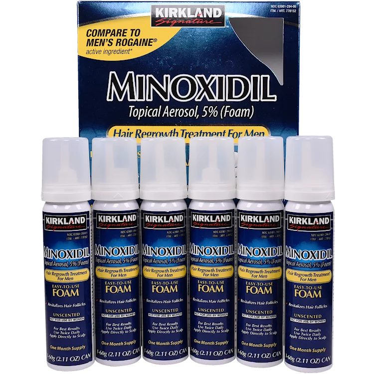 Szett Minoxidil hab + vitaminok - 6 hónapra