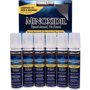 Szett Minoxidil hab + vitaminok + dermaroller - 6 hónapra