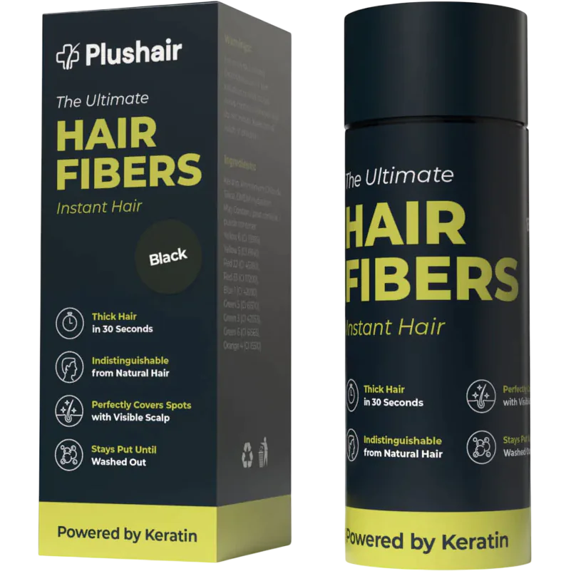 Plushair HAIR FIBERS - hajszálak - Fekete
