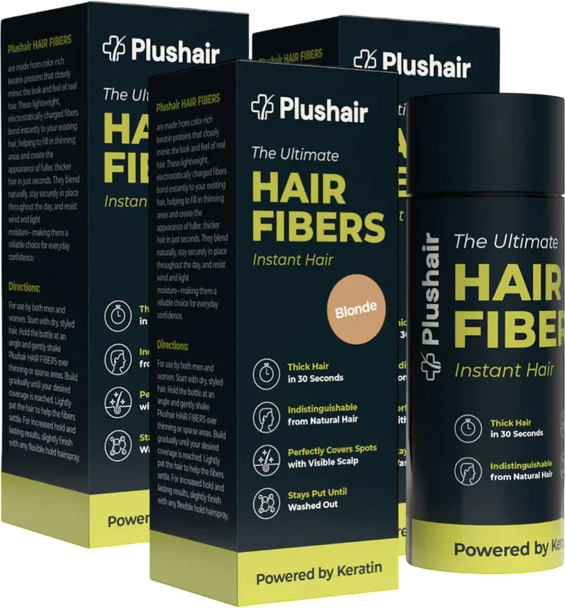 3X Plushair HAIR FIBERS - hajszálak - Szőke