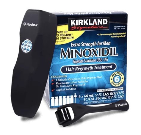 Szett Minoxidil  + dermaroller - 6 hónapra