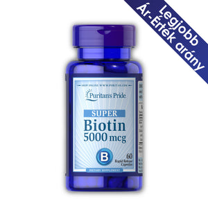 Biotin B-7 Vitamin - 5.000mcg / 2 havi adag
