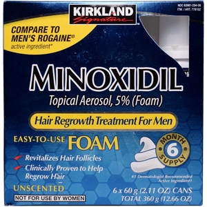 Kirkland 5%-os Minoxidil Hab - 6 havi adag